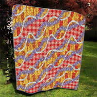 Hawaii Kahili Palaka Motifs Quilt Hawaiian Honohono Pikake Lei
