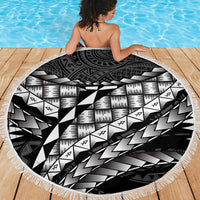 Hawaii Lauhala Tattoo Beach Blanket Hawaiian Hala Leaf Weaving LT14 - Polynesian Pride