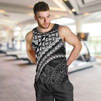Hawaii Lauhala Tattoo Men Tank Top Hawaiian Hala Leaf Weaving