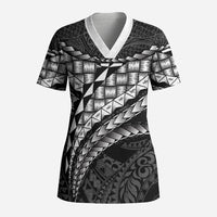 Hawaii Lauhala Tattoo Scrub Top Hawaiian Hala Leaf Weaving