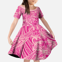 Beige Gradient Polynesia Family Matching Off The Shoulder Long Sleeve Dress and Hawaiian Shirt Hawaiian Tribal Hammerhead Shark Tattoo LT14 Daughter's Dress Beige - Polynesian Pride