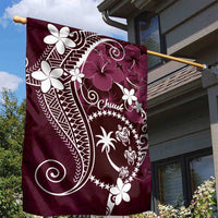FSM Chuuk Garden Flag Turtle Tropical Flowers Polynesian - Pink LT14 - Polynesian Pride