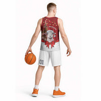Personalized New Zealand Sheep Christmas Basketball Jersey Hipi Meri Kirihimete Silver Fern Xmas Tree LT14 - Polynesian Pride