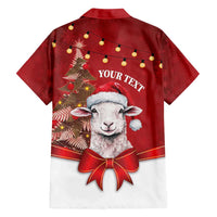 Personalized New Zealand Sheep Christmas Family Matching Tank Maxi Dress and Hawaiian Shirt Hipi Meri Kirihimete Silver Fern Xmas Tree LT14 - Polynesian Pride