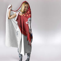 Personalized New Zealand Sheep Christmas Hooded Blanket Hipi Meri Kirihimete Silver Fern Xmas Tree LT14 - Polynesian Pride
