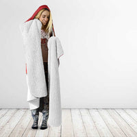 Personalized New Zealand Sheep Christmas Hooded Blanket Hipi Meri Kirihimete Silver Fern Xmas Tree LT14 - Polynesian Pride