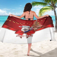 Personalized New Zealand Sheep Christmas Sarong Hipi Meri Kirihimete Silver Fern Xmas Tree LT14 - Polynesian Pride