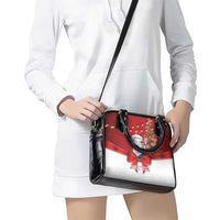 Personalized New Zealand Sheep Christmas Shoulder Handbag Hipi Meri Kirihimete Silver Fern Xmas Tree LT14 - Polynesian Pride