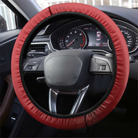 New Zealand Sheep Christmas Steering Wheel Cover Hipi Meri Kirihimete Silver Fern Xmas Tree LT14 - Polynesian Pride