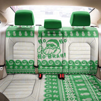 Green Mele Kalikimaka Hawaii Back Car Seat Cover Funny Ho Ho Ho Santa Shaka LT14 - Polynesian Pride