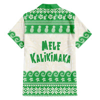 Green Mele Kalikimaka Hawaii Hawaiian Shirt Funny Ho Ho Ho Santa Shaka LT14 - Polynesian Pride