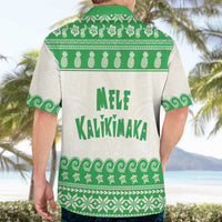 Green Mele Kalikimaka Hawaii Hawaiian Shirt Funny Ho Ho Ho Santa Shaka LT14 - Polynesian Pride