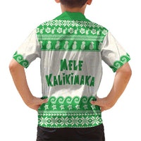 Green Mele Kalikimaka Hawaii Hawaiian Shirt Funny Ho Ho Ho Santa Shaka LT14 - Polynesian Pride