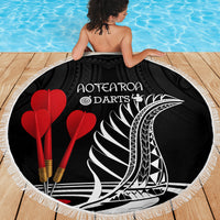 New Zealand Darts Beach Blanket Aotearoa Maori Fern Bring It On LT14 - Polynesian Pride