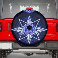 Tonga Tupou College And Queen Salote College Spare Tire Cover Tongan Ngatu Pattern LT14 - Polynesian Pride