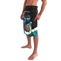 Personalised Valentine's Day New Zealand Lavalava Tui Bird Couple Kowhaiwhai Mix Pohutukawa LT14 - Polynesian Pride