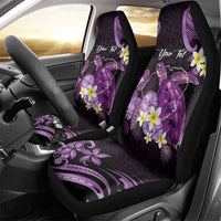 Personalised Aloha Hawaii Kauai Island Car Seat Cover Garden Isle Map Sea Turtle Plumeria LT14 - Polynesian Pride