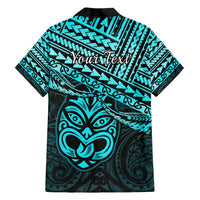 Personalised Matariki New Zealand Hawaiian Shirt Maori New Year Tiki Turquoise Version LT14 - Polynesian Pride