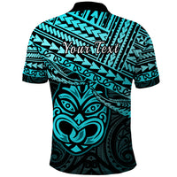 Custom Matariki New Zealand Polo Shirt Maori New Year Tiki Turquoise Version LT14 - Polynesian Pride