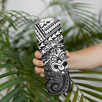 Matariki New Zealand Skinny Tumbler Maori New Year Tiki Black Version LT14 - Polynesian Pride