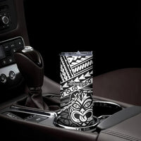 Matariki New Zealand Skinny Tumbler Maori New Year Tiki Black Version LT14 - Polynesian Pride