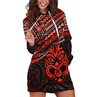 Personalised Matariki New Zealand Hoodie Dress Maori New Year Tiki Red Version LT14 Red - Polynesian Pride
