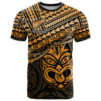 Custom Matariki New Zealand T Shirt Maori New Year Tiki Gold Version LT14 Gold - Polynesian Pride