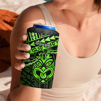 Matariki New Zealand 4 in 1 Can Cooler Tumbler Maori New Year Tiki Green Version LT14 - Polynesian Pride