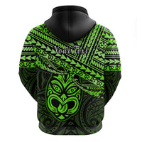 Custom Matariki New Zealand Hoodie Maori New Year Tiki Green Version LT14 - Polynesian Pride