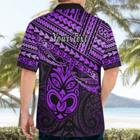 Personalised Matariki New Zealand Hawaiian Shirt Maori New Year Tiki Purple Version LT14 - Polynesian Pride