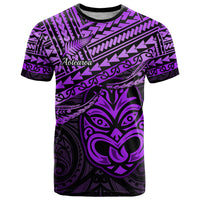 Custom Matariki New Zealand T Shirt Maori New Year Tiki Purple Version LT14 Purple - Polynesian Pride