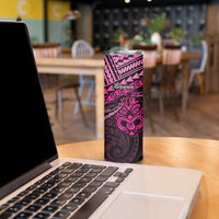 Matariki New Zealand Skinny Tumbler Maori New Year Tiki Pink Version LT14 - Polynesian Pride