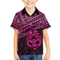 Personalised Matariki New Zealand Hawaiian Shirt Maori New Year Tiki Pink Version LT14 - Polynesian Pride