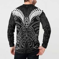 Kia Kaha Te Reo Maori Button Sweatshirt Aotearoa Hei Tiki With Hongi