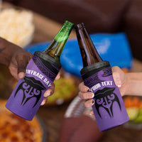 Personalised New Zealand Suffrage Day 4 in 1 Can Cooler Tumbler Maori Tattoo Galaxy Vibe LT14 - Polynesian Pride