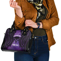 Personalised New Zealand Suffrage Day Shoulder Handbag Maori Tattoo Galaxy Vibe - Polynesian Pride