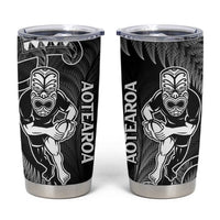 New Zealand Silver Fern Rugby Tumbler Cup All Black Koru Maori LT14 Black - Polynesian Pride