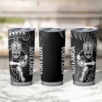 New Zealand Silver Fern Rugby Tumbler Cup All Black Koru Maori LT14 - Polynesian Pride