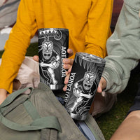 New Zealand Silver Fern Rugby Tumbler Cup All Black Koru Maori LT14 - Polynesian Pride