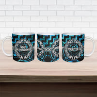 Aotearoa Ngati Kahungunu Personalised Ceramic Mug Maori Iwi Poutama Puhoro Tattoo LT14 - Polynesian Pride