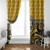 Aotearoa Ngati Whatua Window Curtain Maori Iwi Poutama Puhoro Tattoo LT14 - Polynesian Pride