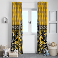 Aotearoa Ngati Whatua Window Curtain Maori Iwi Poutama Puhoro Tattoo LT14 - Polynesian Pride