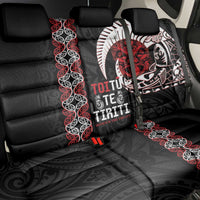 Aotearoa Toitu Te Tiriti Back Car Seat Cover Honour The Treaty Maori Haka LT14 - Polynesian Pride
