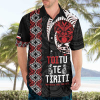 Aotearoa Toitu Te Tiriti Hawaiian Shirt Honour The Treaty Maori Haka LT14 - Polynesian Pride