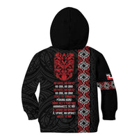 Aotearoa Toitu Te Tiriti Kid Hoodie Honour The Treaty Maori Haka LT14 - Polynesian Pride