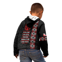 Aotearoa Toitu Te Tiriti Kid Hoodie Honour The Treaty Maori Haka LT14 - Polynesian Pride