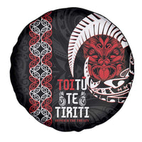 Aotearoa Toitu Te Tiriti Spare Tire Cover Honour The Treaty Maori Haka LT14 - Polynesian Pride