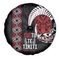 Aotearoa Toitu Te Tiriti Spare Tire Cover Honour The Treaty Maori Haka LT14 - Polynesian Pride