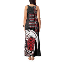Aotearoa Toitu Te Tiriti Tank Maxi Dress Honour The Treaty Maori Haka LT14 - Polynesian Pride