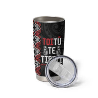 Aotearoa Toitu Te Tiriti Tumbler Cup Honour The Treaty Maori Haka LT14 - Polynesian Pride